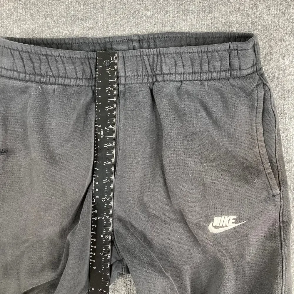 Nike Sweatpants Mens Size M Black Fleece Joggers Tapered‎ Fit Drawstring Pockets